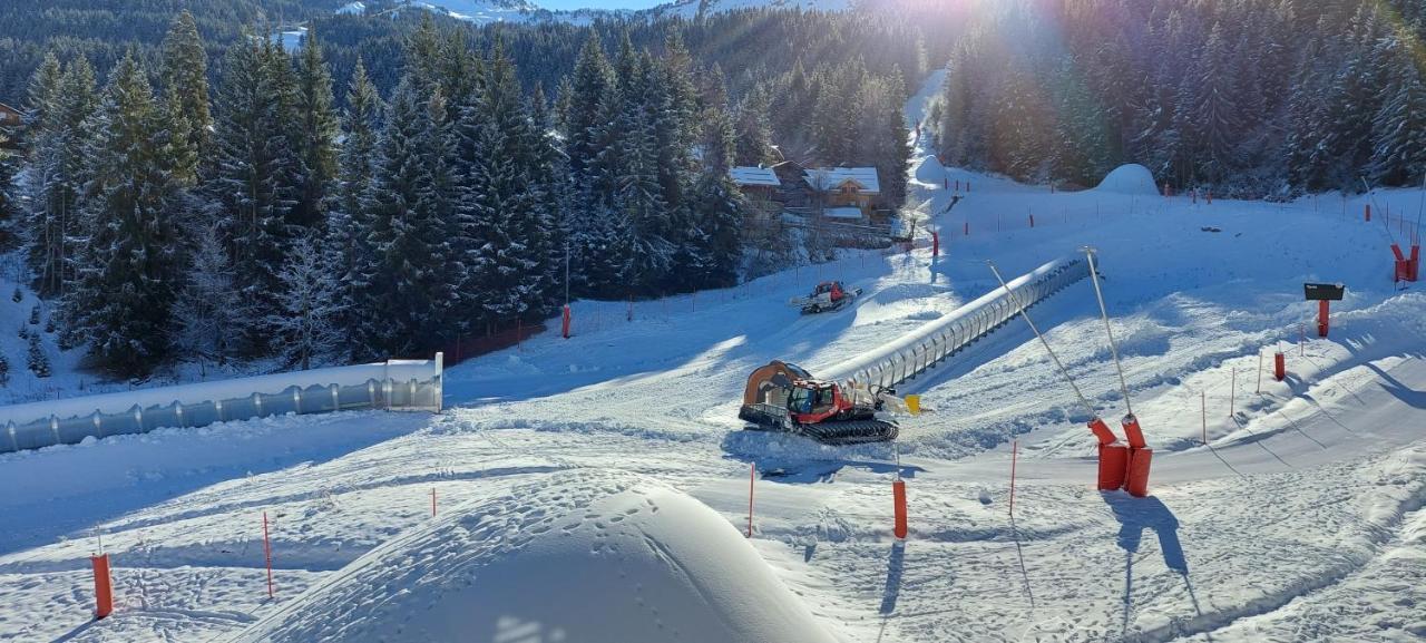 40M2 - Ski Aux Pieds - La Tania - Parking Couvert Kültér fotó